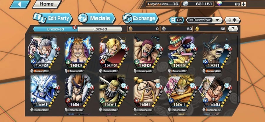 حساب Bounty Rush عادي