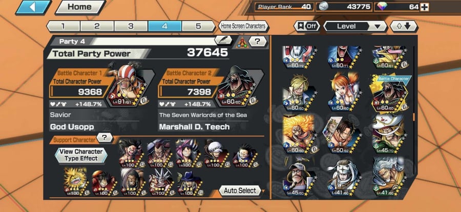 حساب Bounty Rush عادي