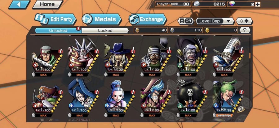 حساب Bounty Rush عادي