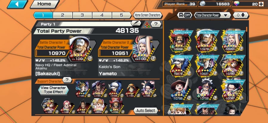 حساب Bounty Rush عادي
