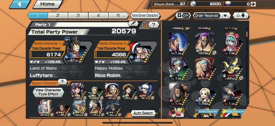 حساب Bounty Rush عادي
