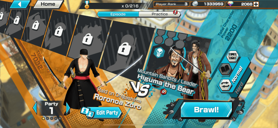 حساب Bounty Rush عادي ايفون