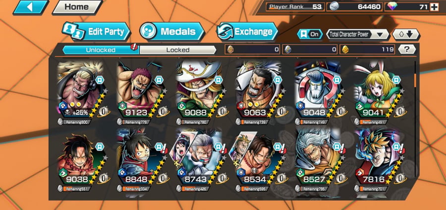 حساب Bounty Rush عادي