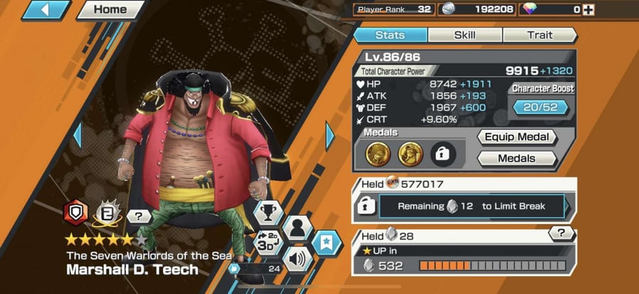 حساب Bounty Rush عادي