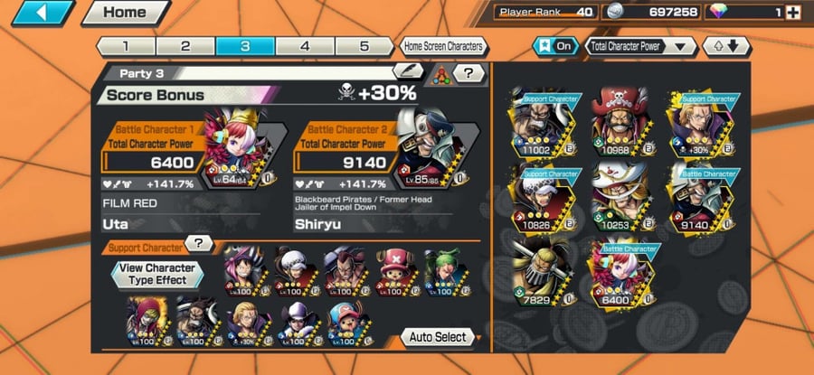 حساب Bounty Rush عادي