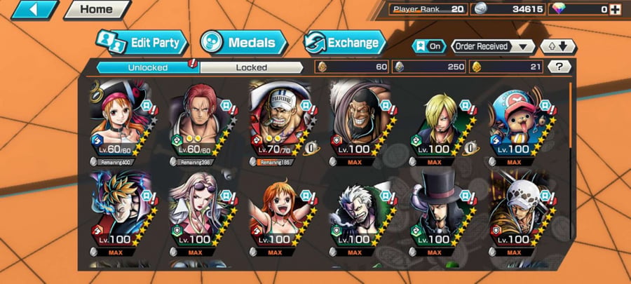 حساب Bounty Rush عادي