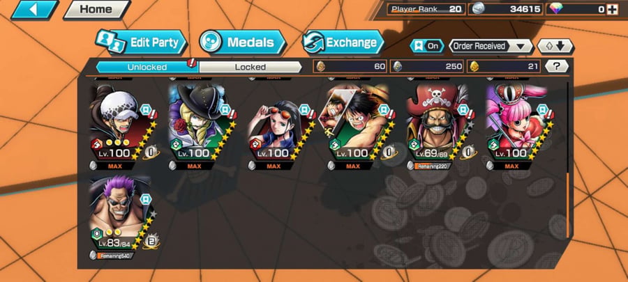 حساب Bounty Rush عادي