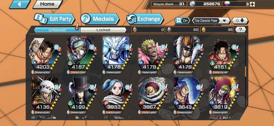 حساب Bounty Rush عادي