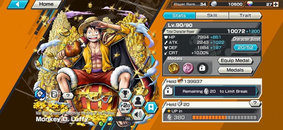 حساب Bounty Rush عادي