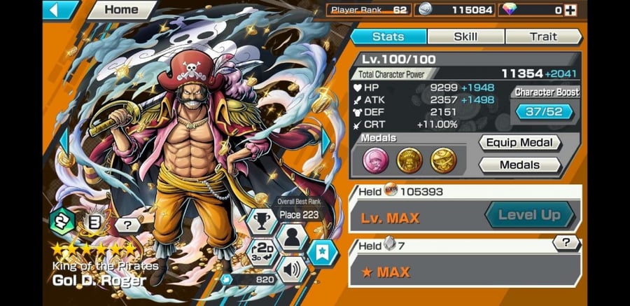 حساب Bounty Rush عادي