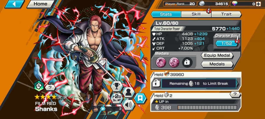 حساب Bounty Rush عادي