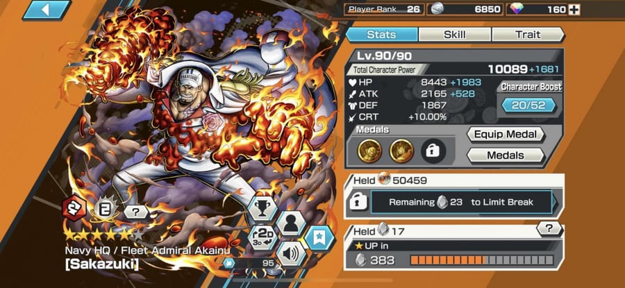 حساب Bounty Rush عادي