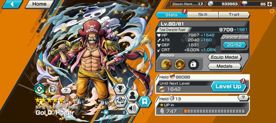 حساب Bounty Rush عادي