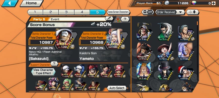 حساب Bounty Rush عادي