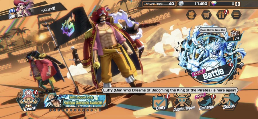 حساب Bounty Rush عادي