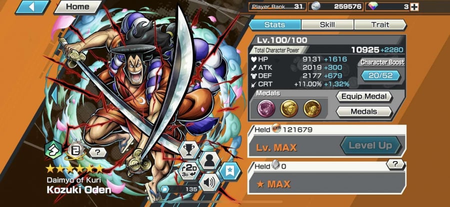 حساب Bounty Rush عادي