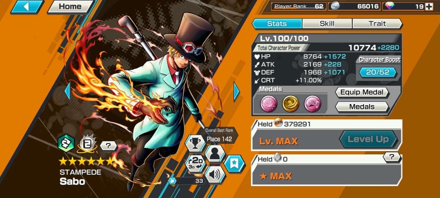 حساب Bounty Rush عادي