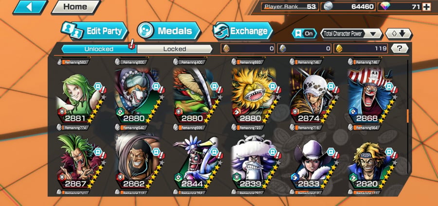حساب Bounty Rush عادي