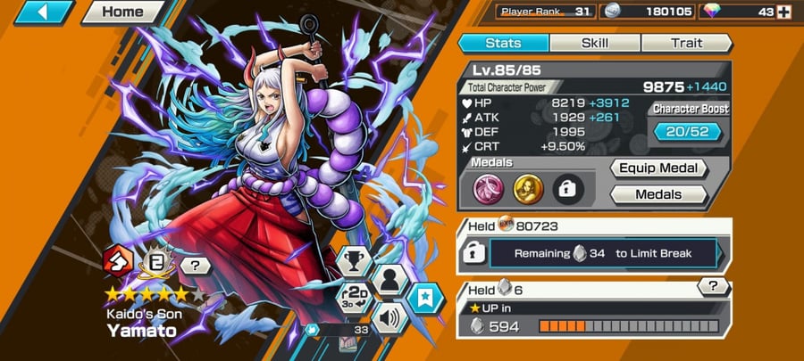 حساب Bounty Rush عادي