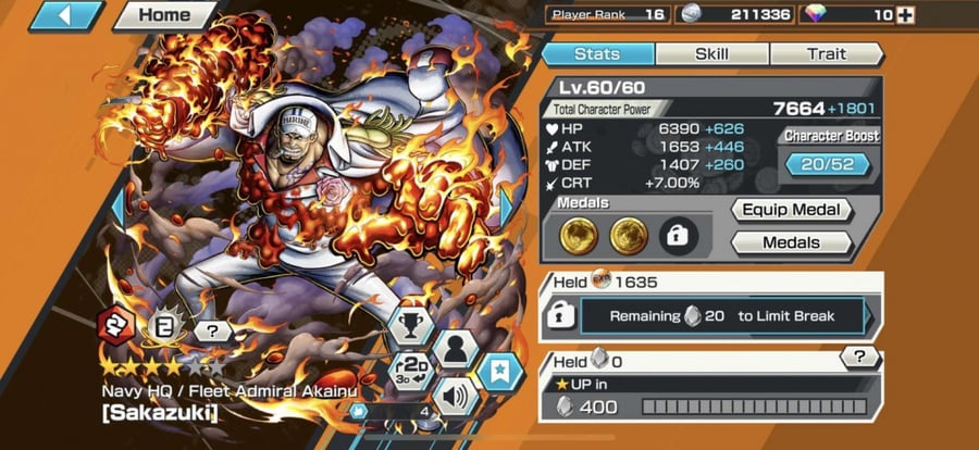 حساب Bounty Rush عادي