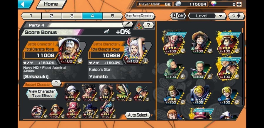 حساب Bounty Rush عادي