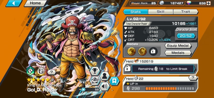 حساب Bounty Rush عادي