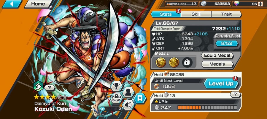 حساب Bounty Rush عادي