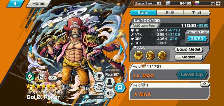 حساب Bounty Rush عادي