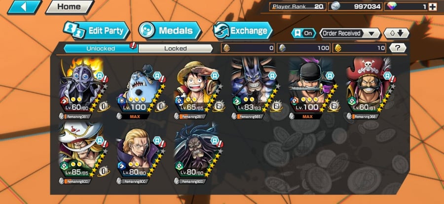 حساب Bounty Rush عادي