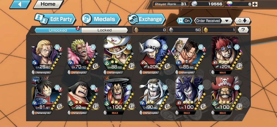 حساب Bounty Rush عادي