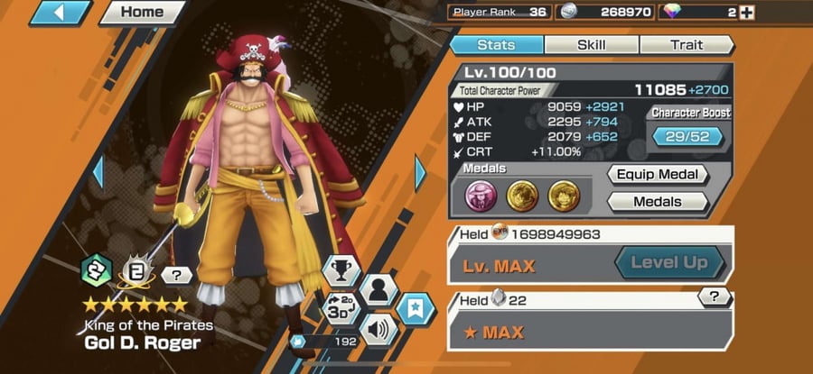 حساب Bounty Rush عادي