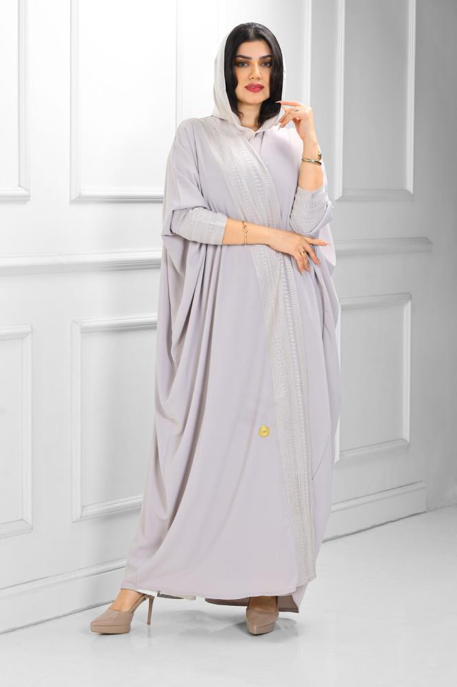 #2091 Royal luxury woven abaya with veil