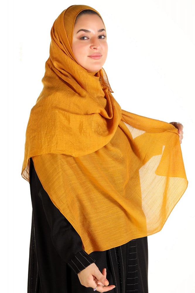 طرحة كموني قماش لينين سادة