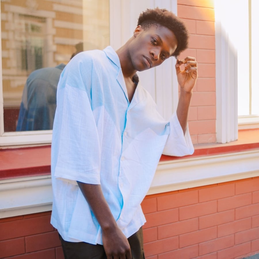 D01–04 Soft Panel Oversized Shirt