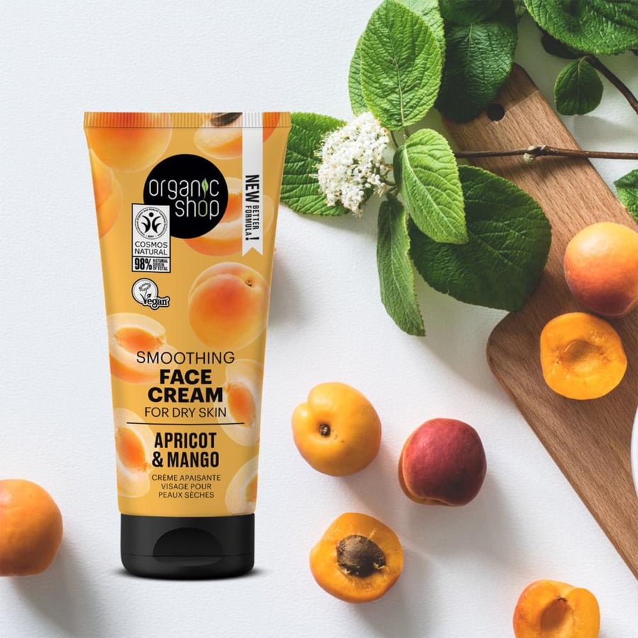 Smoothing Face Cream For Dry Skin Apricot & Mango