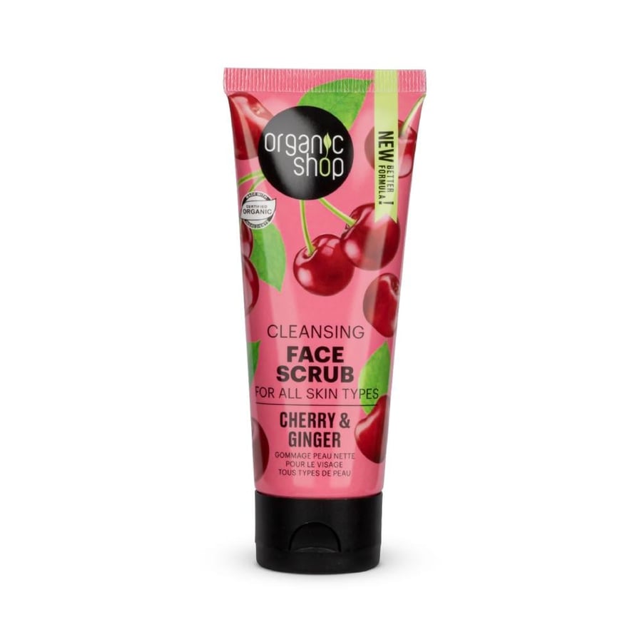 Cleansing Face Scrub For All Skin Types Cherry & Ginger