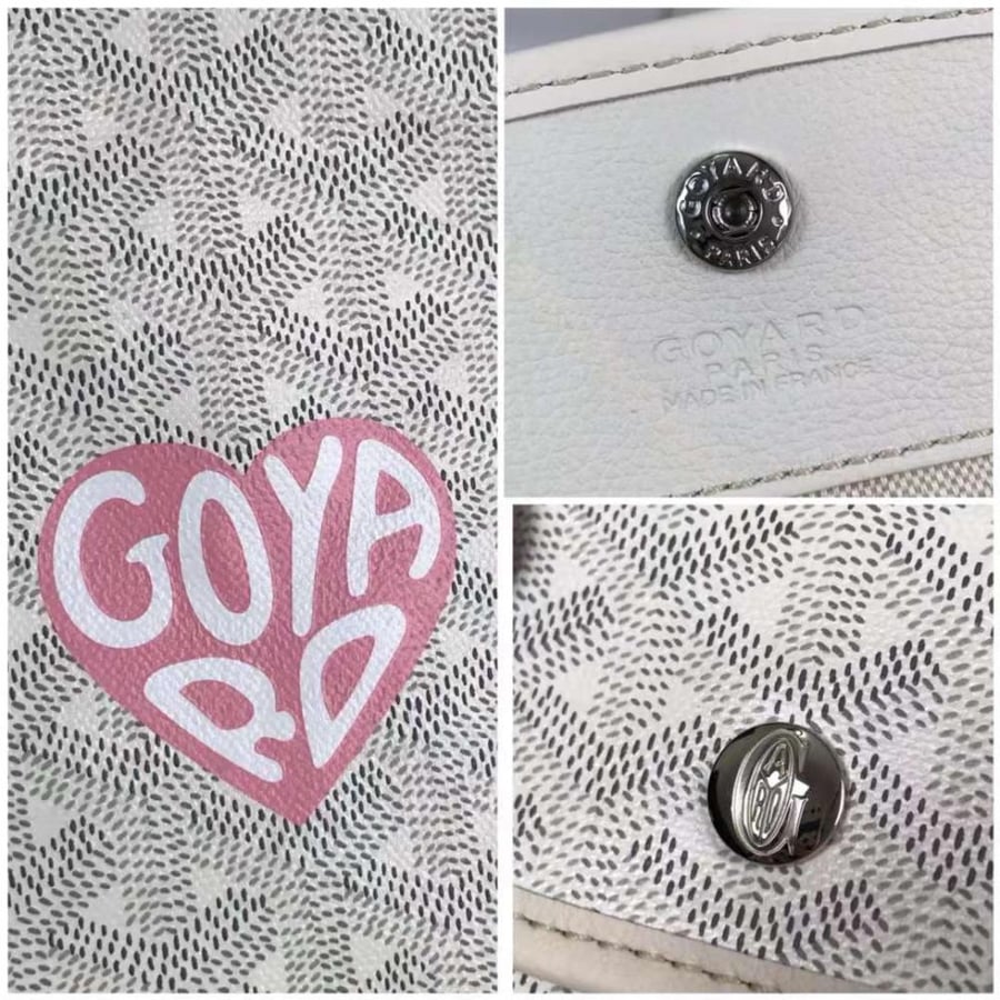 goyard mini مقاس 20 سم تنلبس على الجهتين