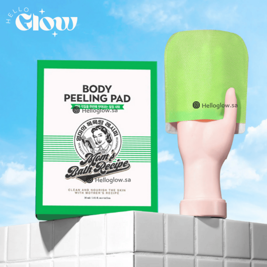 ليفة مومز باث لتقشير وترطيب الجسم الاصلية -  Mom's Bath Recipe Body Peeling Pad Original