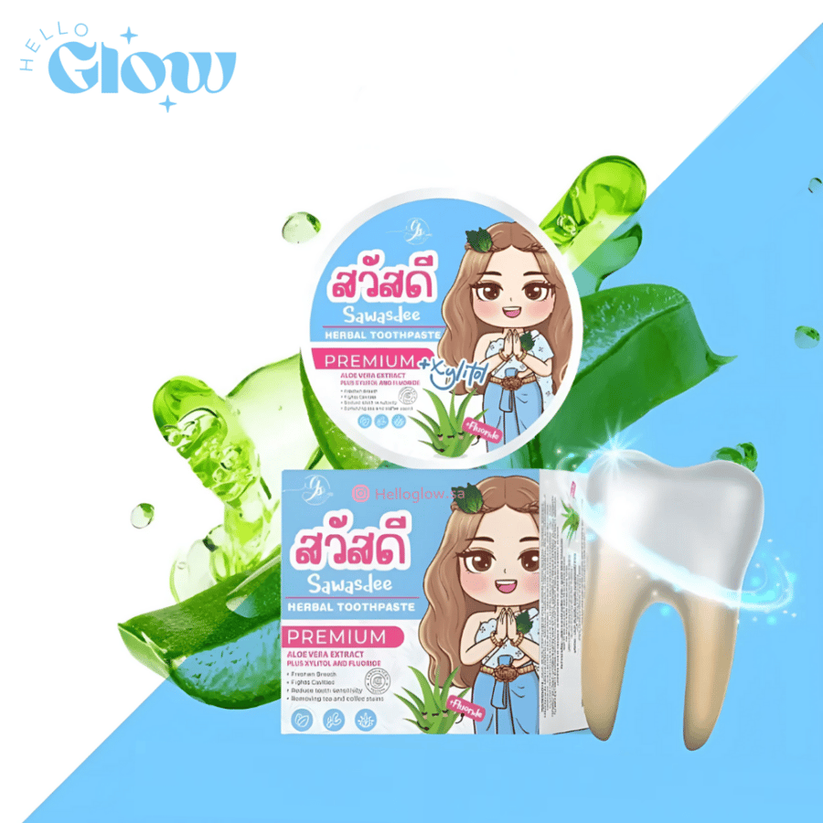 معجون اسنان عشبي بالنعناع - SAWASDEE HERBAL QUICK WHITENING TOOTHPASTE