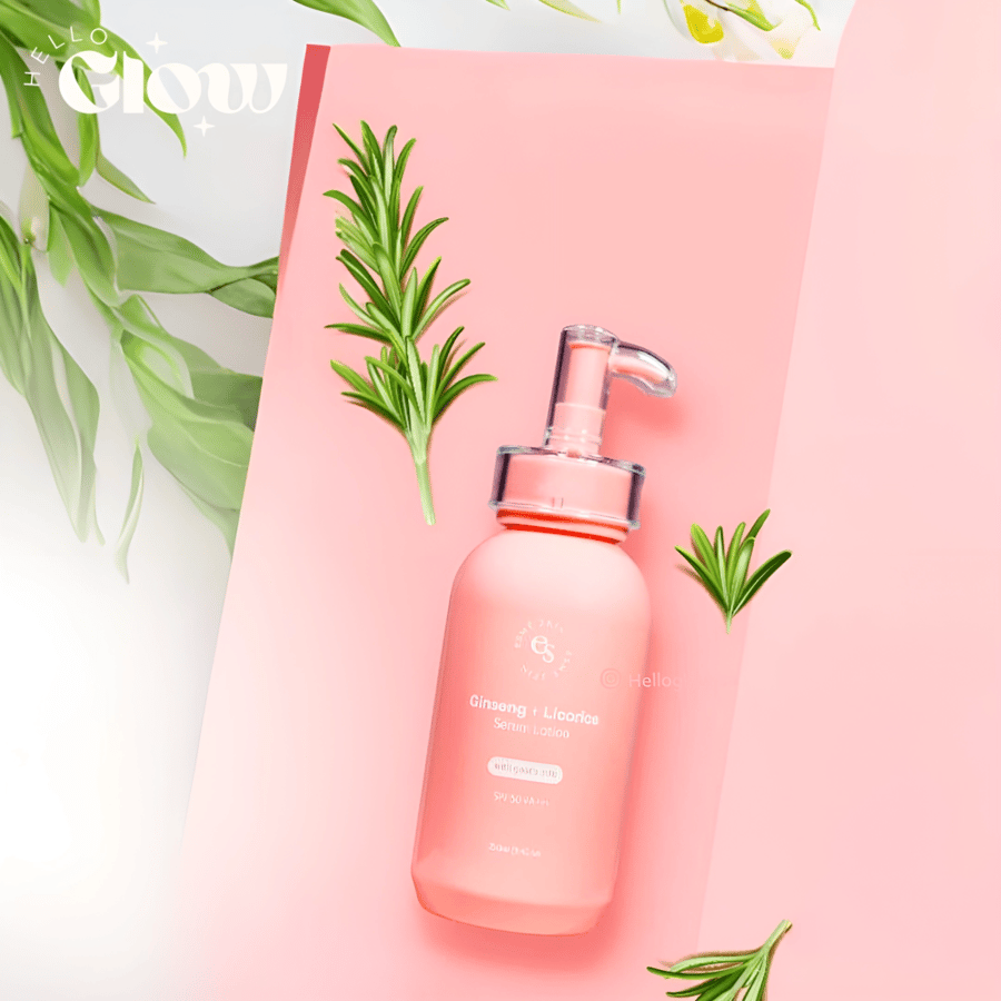 لوشن سيروم ريفيتا بحليب الماعز - Esme Skin Serum Lotion with Ginseng Licorice and Goat's Milk SPF50+++ 250ml