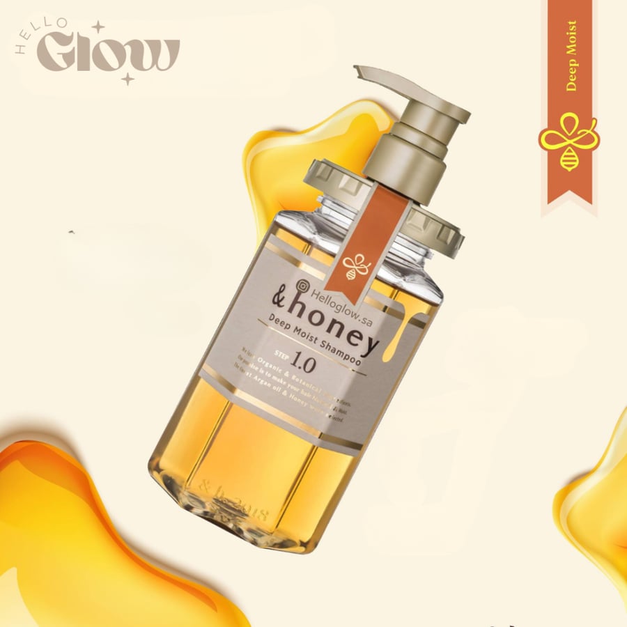 شامبو العسل لترطيب عميق الياباني  - Honey Deep Moist Shampoo (Japanese Honey Shampoo) 440ml&