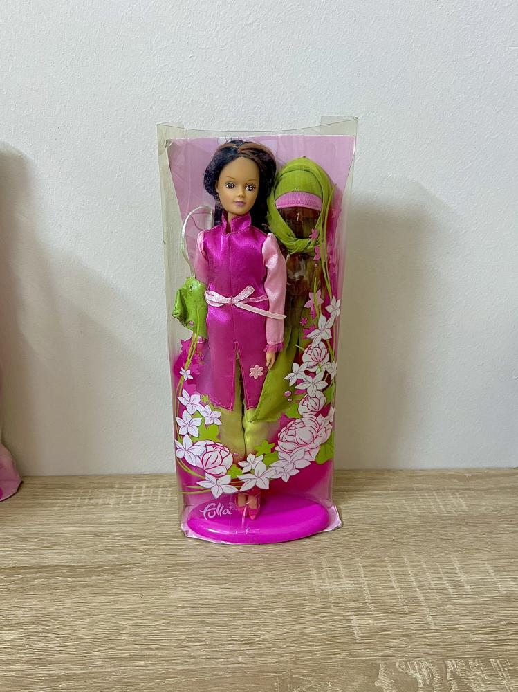 Very rare / Fula doll in pink clothing from the fashion collection, 2006 edition