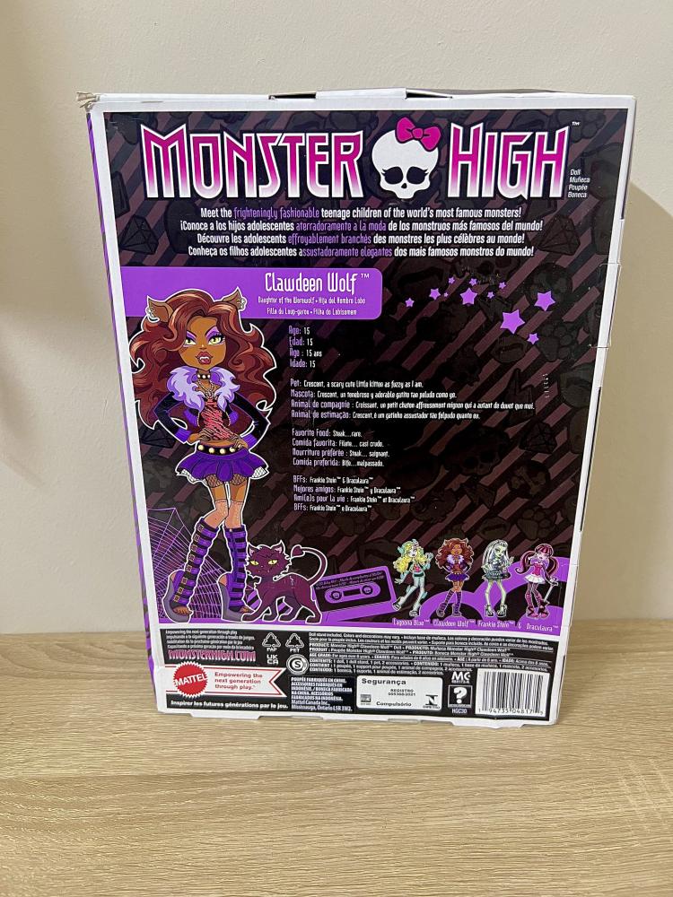 Monster High / Clawdeen Wolf character doll