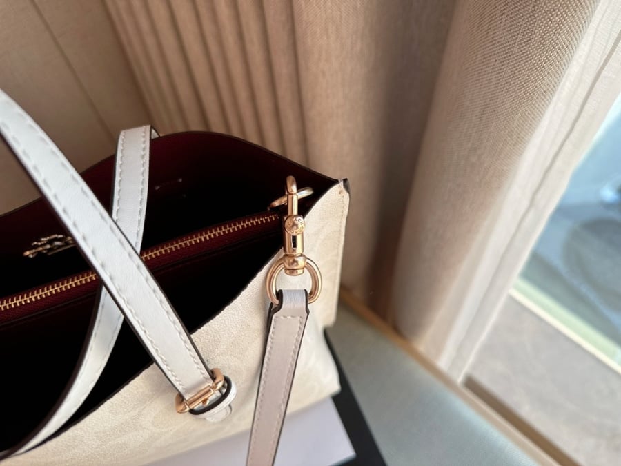 COACH Tote bag - Coach small white tote bag
