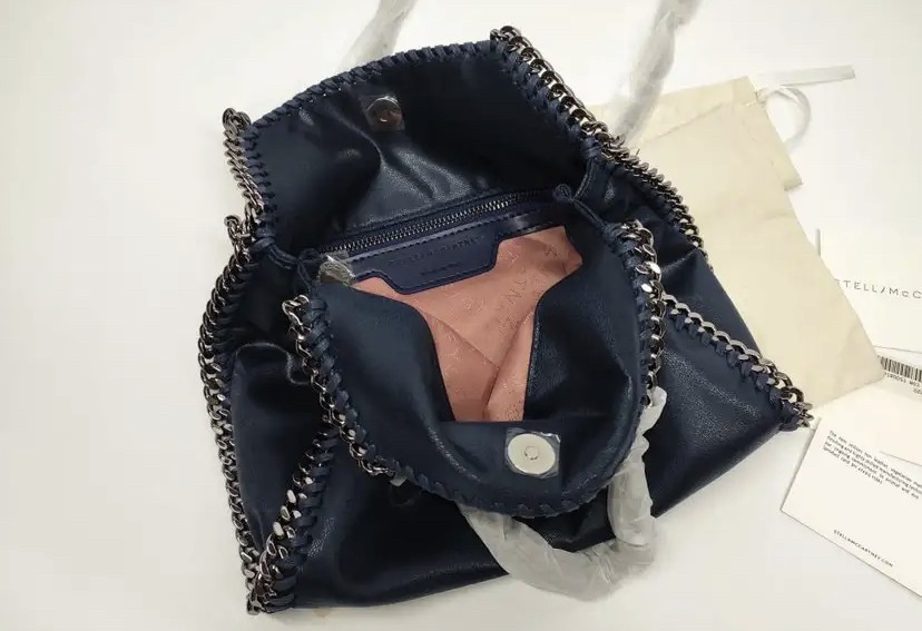 ستيلا مكارتني - كحلي سير فضي-Stella McCartney Falabella