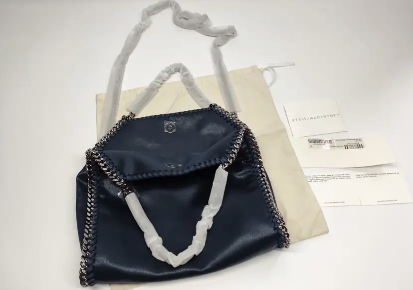 ستيلا مكارتني - كحلي سير فضي-Stella McCartney Falabella