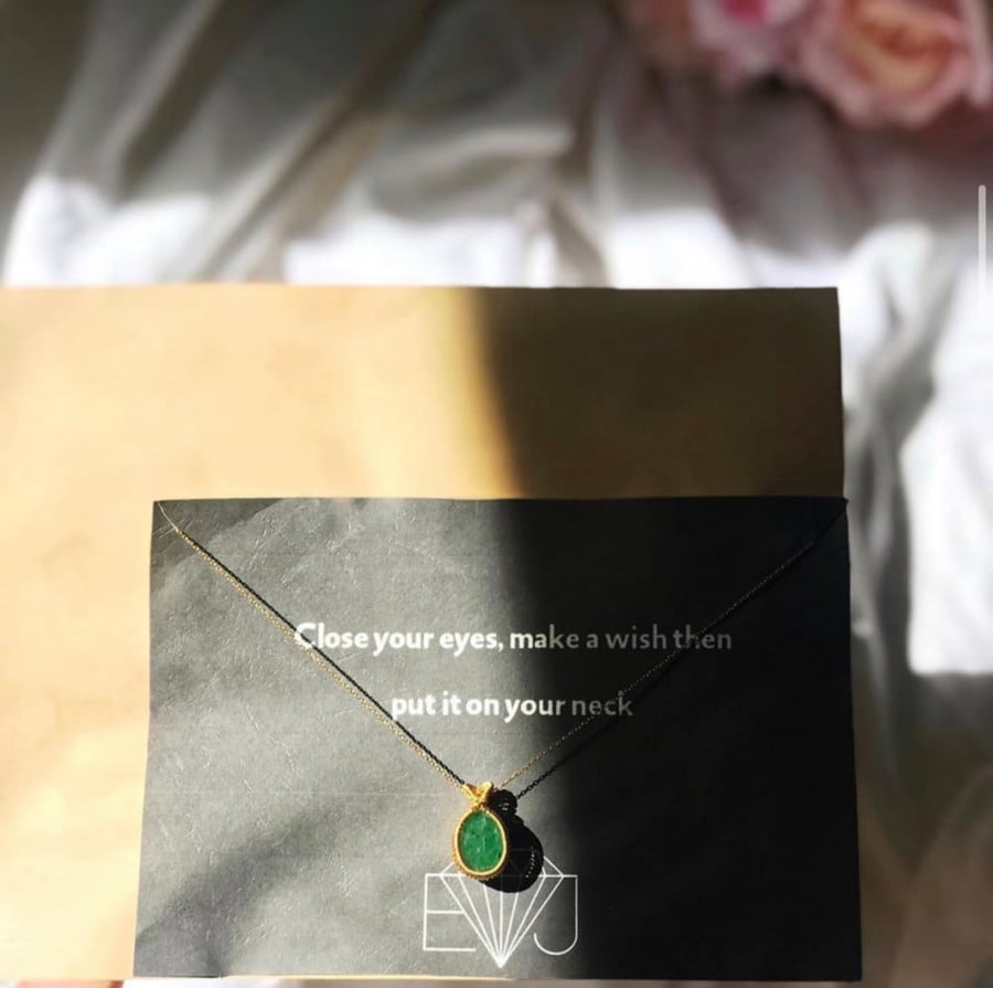 A series of the noble emerald stone