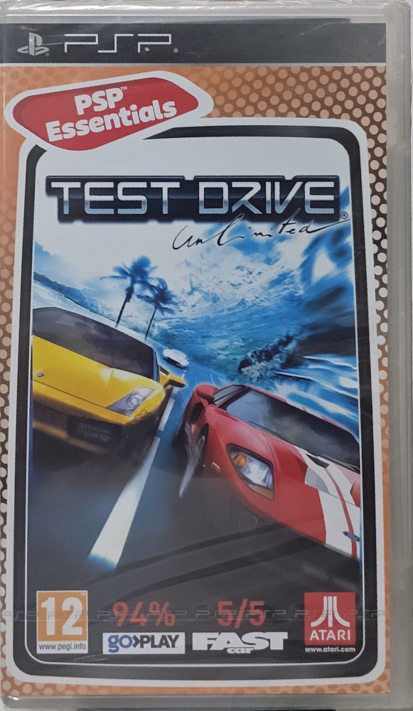 Psp - test drive unlimited (اوروبي-بغلاف المصنع)