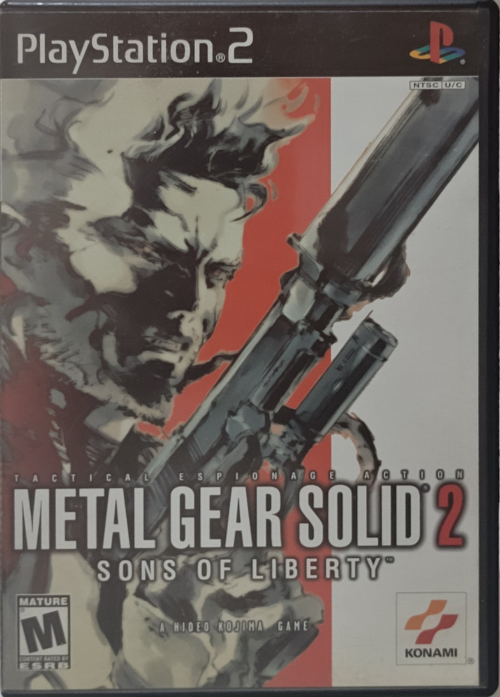 Ps2 - Metal gear solid 2 (امريكي-كامل)