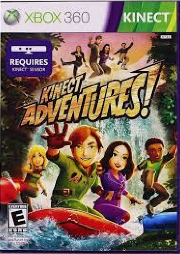 Xbox 360- kinect adventures اوروبي-كامل)
